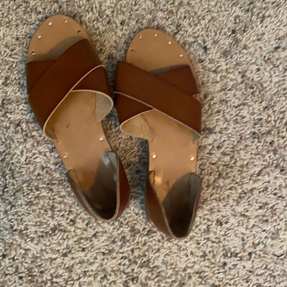 Brown sandals